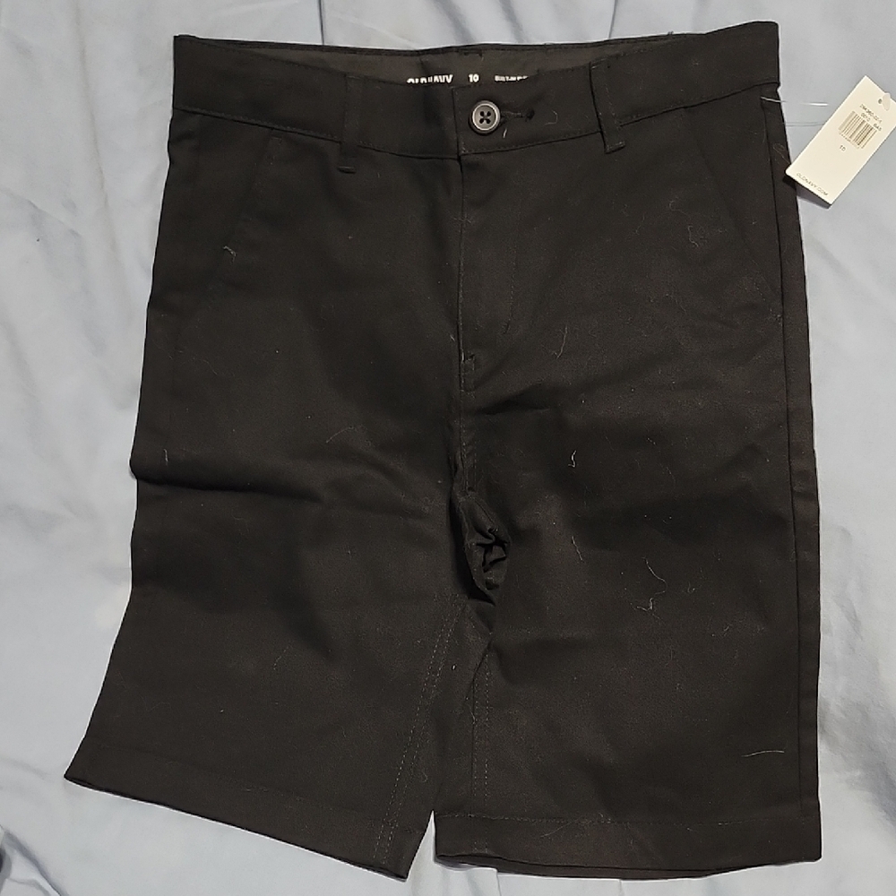 Old Navy Black Shorts with Adjustable Waist